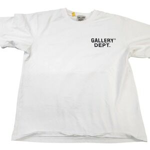 Gallery Dept. Shirt Mens Large White Hollywood CA Logo Graphic Tee Streetwear